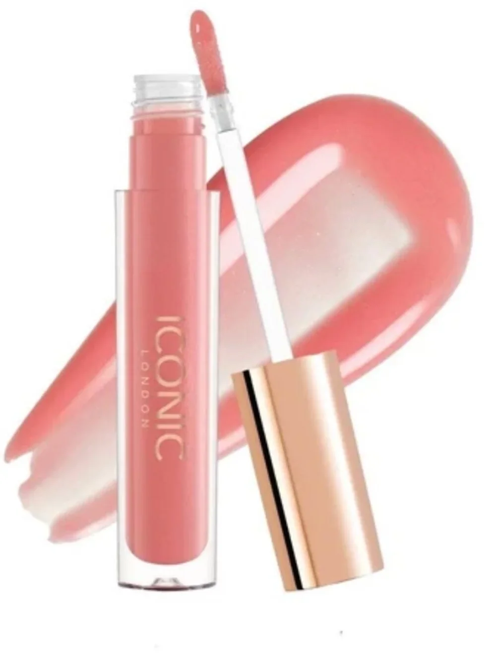 🔥3/$30 NIB Iconic London Lip Plumping Gloss Peek-A-Boo (bright pink) $26.00